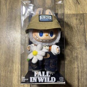 Labubu The Monsters Fall In Wind Vinyl Plush Pendant Authentic Pop Mart